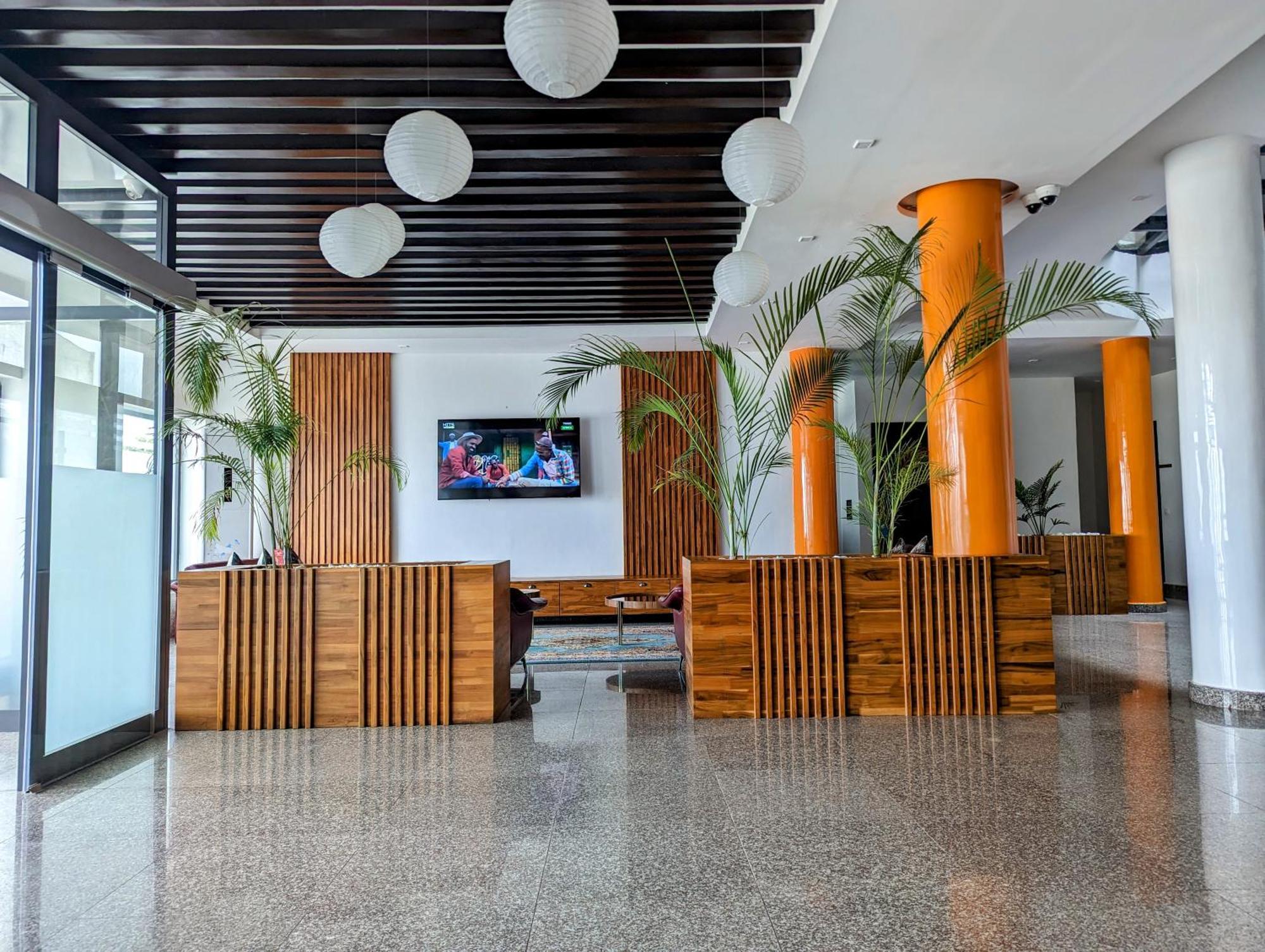Les Ombrelles Appart'Hotel Cotonou Bagian luar foto